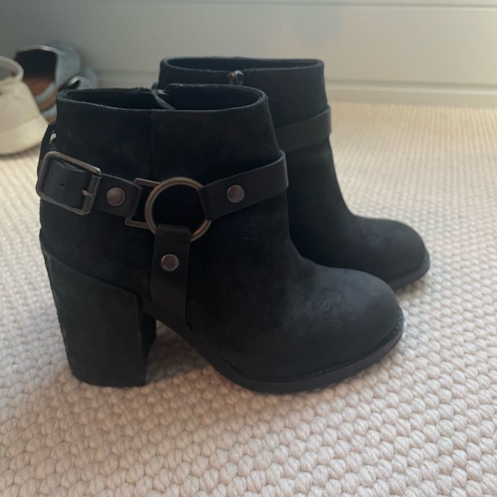 Women’s ASH Black Bootie Heels